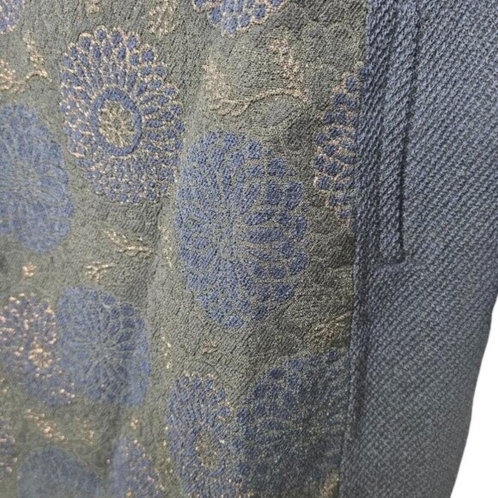 Martin Grant Brocade Sweater Dress long sleeve Navy size 38 $874 - Picture 5 of 8